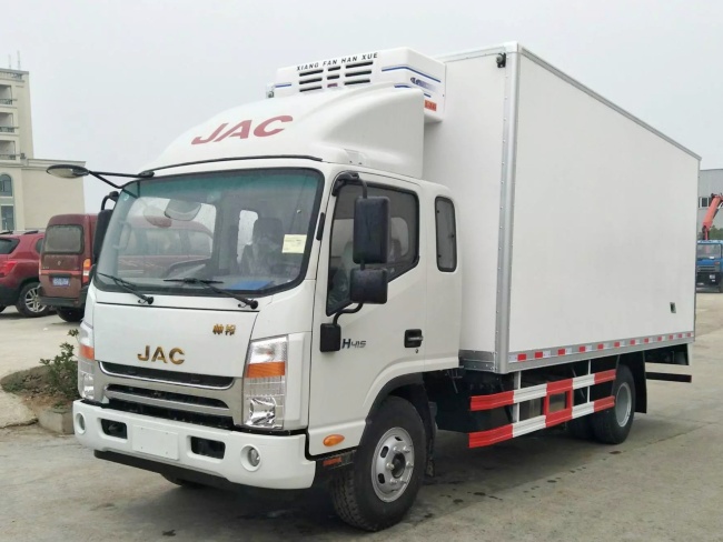 (厢长6.2米)江淮帅铃一排半冷藏车