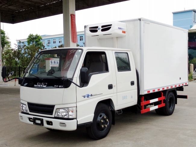 (厢长3.2米)江铃顺达双排冷藏车