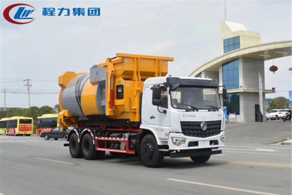 国六【18方】东风专底后双桥 勾臂垃圾车