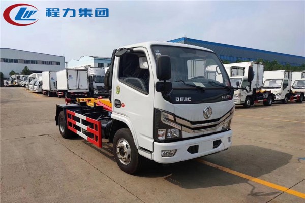 国六【5方】东风D6 勾臂垃圾车