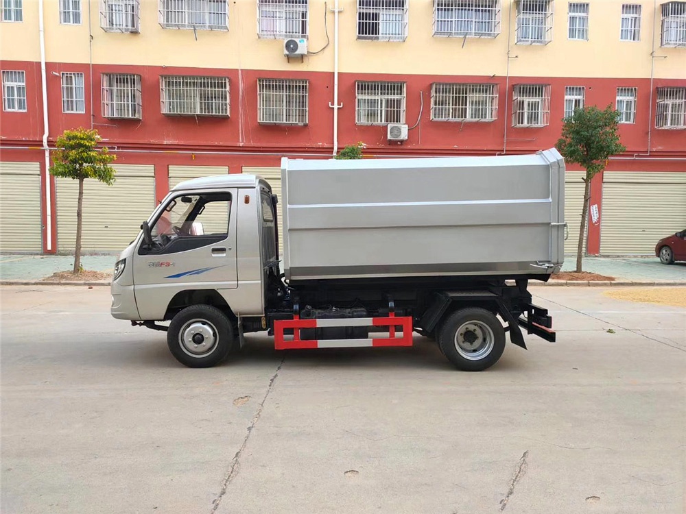 国六【3方 蓝牌】唐骏欧铃 挂桶垃圾车