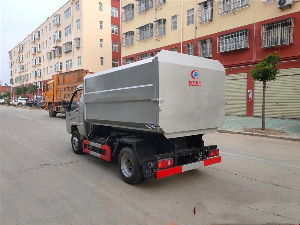 国六【3方 蓝牌】唐骏欧铃 挂桶垃圾车