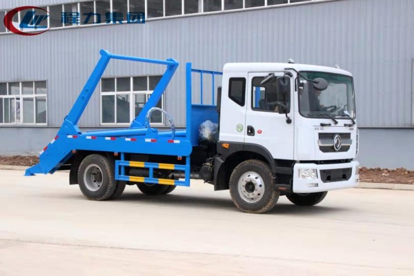 国六【10立方】东风D9多利卡 摆臂垃圾车